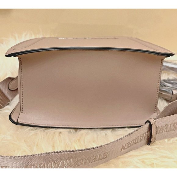SOLD NWT STEVE MADDEN BEVELYN SATCHEL CROSSBODY BAG AIR POD MUSHROOM TIK TOK - Picture 5 of 8